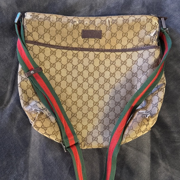 Gucci GG Canvas Sherry Line Shoulder Bag